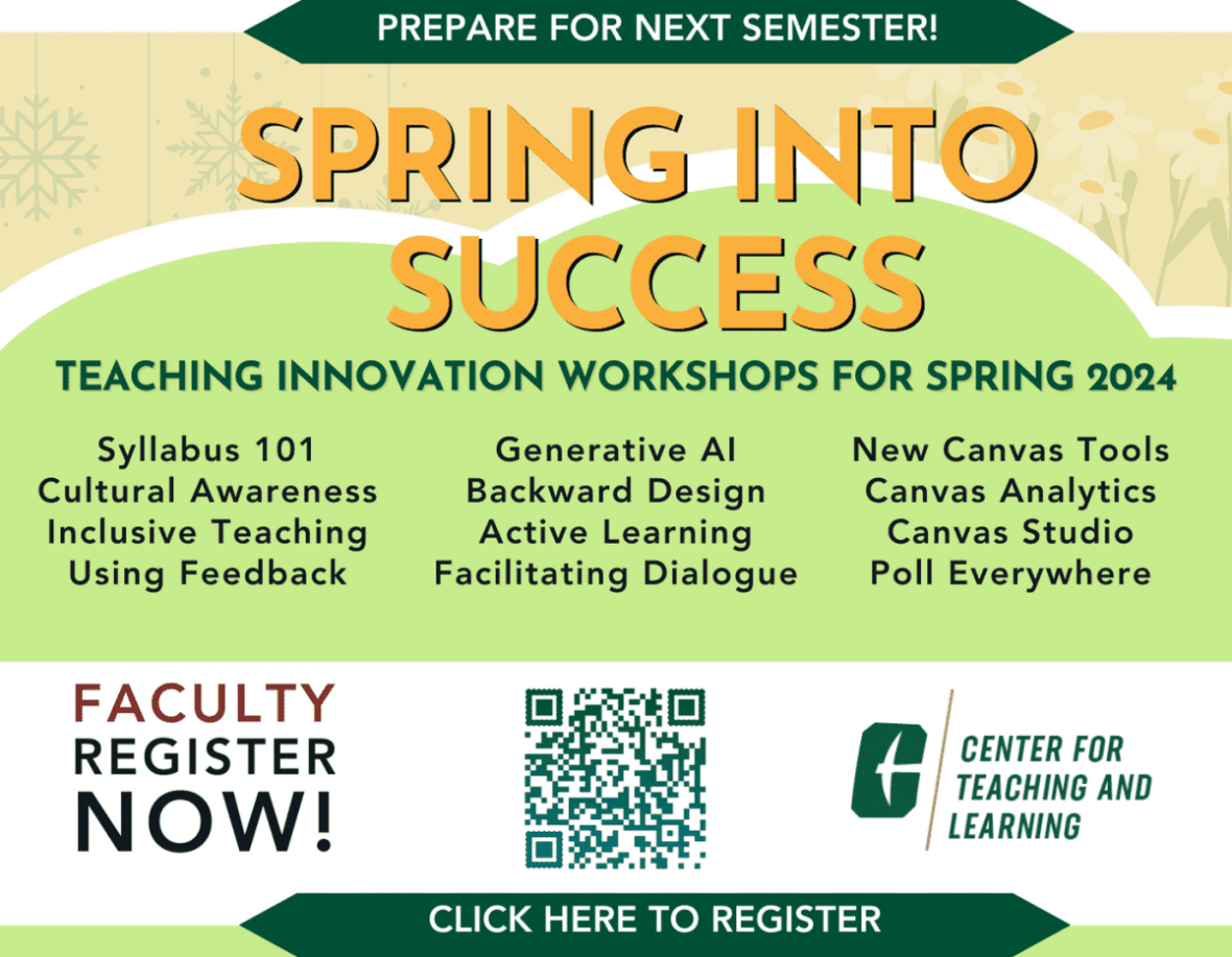 spring teaching innovation workshop teaching