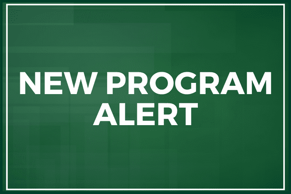 New Program Alert - Digital and Professional Learning