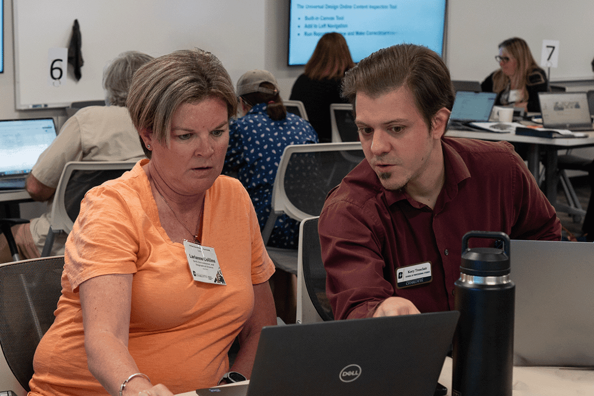 sps team working with faculty