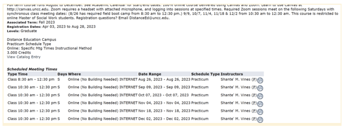 online course code instructions